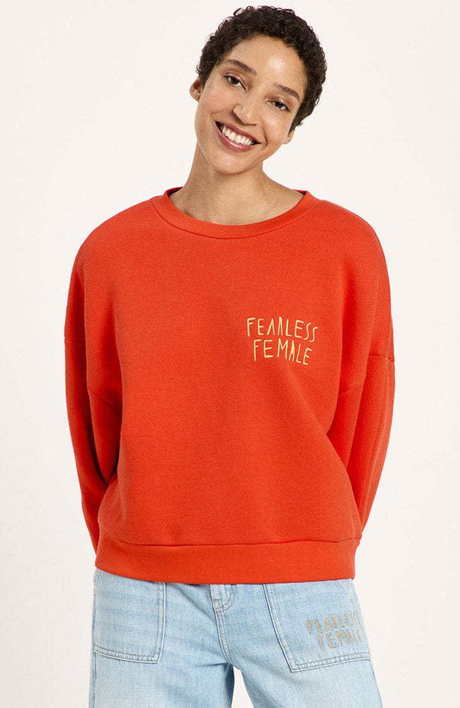 Lanius Statement sweatshirt fire van biologisch katoen voor dames | Sophie Stone