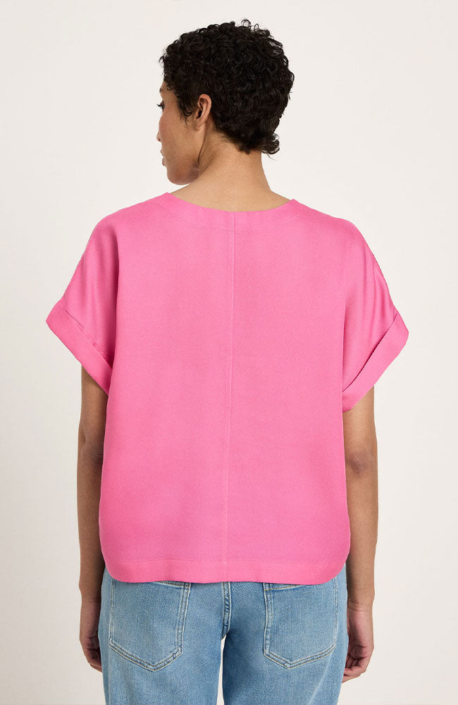 Lanius blouse roze van TENCEL voor vrouw  | Sophie Stone