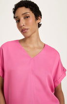 Lanius blouse roze van lyocell TENCEL dames | Sophie Stone