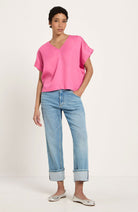 Lanius blouse bright orchid van lyocell TENCEL voor vrouwen | Sophie Stone