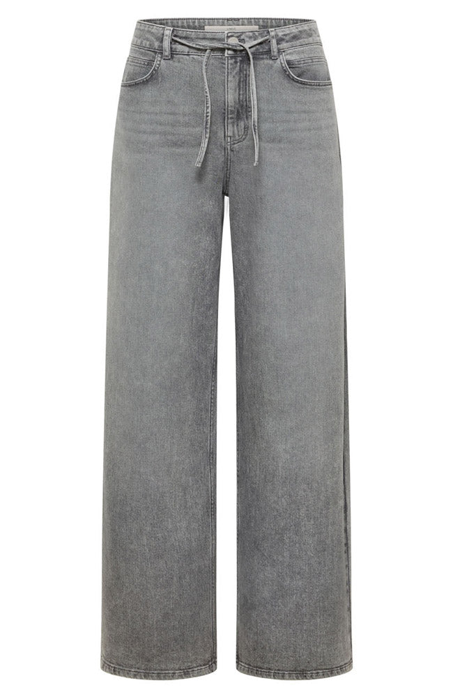 Lanius Loose jeans Coast light grey van biologisch katoen voor dames | Sophie Stone