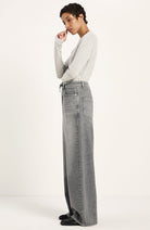Lanius Loose jeans Coast lichtgrijs van bio katoen voor dames | Sophie Stone