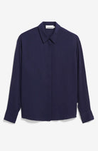 ARMEDANGELS Larisaana longsleeve blauw van Ecovero dames | Sophie Stone