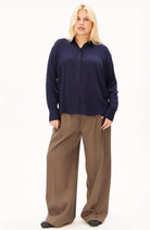 ARMEDANGELS Larisaana longsleeve blauw van Ecovero dames | Sophie Stone