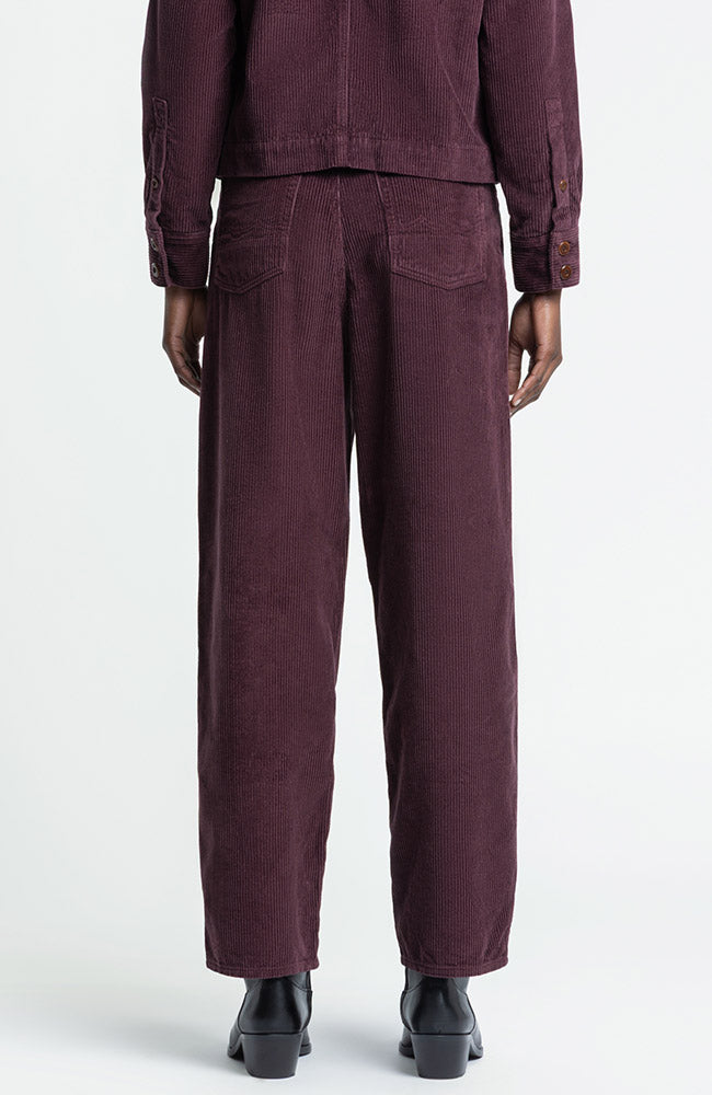 Kings of Indigo Leila cord broek fudge van 100% biologisch katoen dames | Sophie Stone