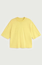 Thinking MU Lena hemp shirt in yellow, made from organic cotton and other materials, for women | Sophie Stone