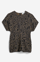 ARMEDANGELS Leo bat wing blouse  black gray from Ecovero women | Sophie Stone