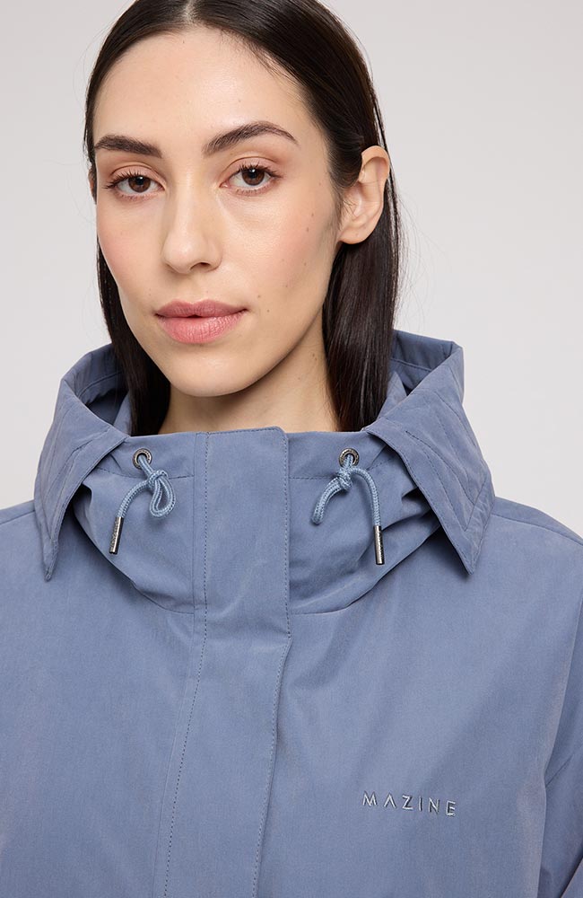 MAZINE Light parka jas slate blue van GRS voor dames | Sophie Stone