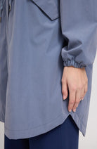MAZINE Light parka jas slate blauw van GRS voor vrouwen | Sophie Stone