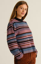 Dedicated Limhamn trui dashed stripe bio katoen vrouw | Sophie Stone 