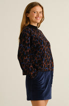 Dedicated Limhamn trui leopard bio katoen vrouwen | Sophie Stone 