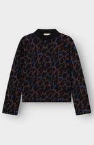 Dedicated Limhamn trui luipaard print bio katoen dames | Sophie Stone 