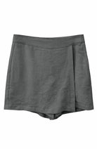 MAZINE Linnen skort grijs van 100% linnen vrouw | Sophie Stone