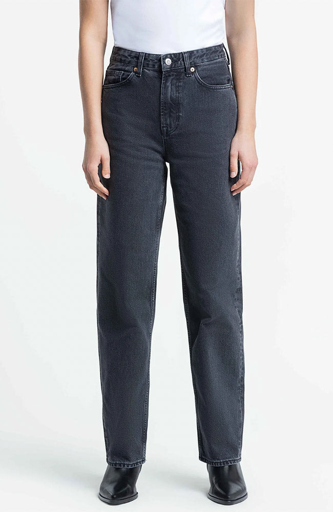 Kings of Indigo Liora jeans grijs gerecycled katoen dames | Sophie Stone