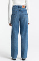 Kings of Indigo Liora jeans blauw gerecycled katoen vrouw | Sophie Stone