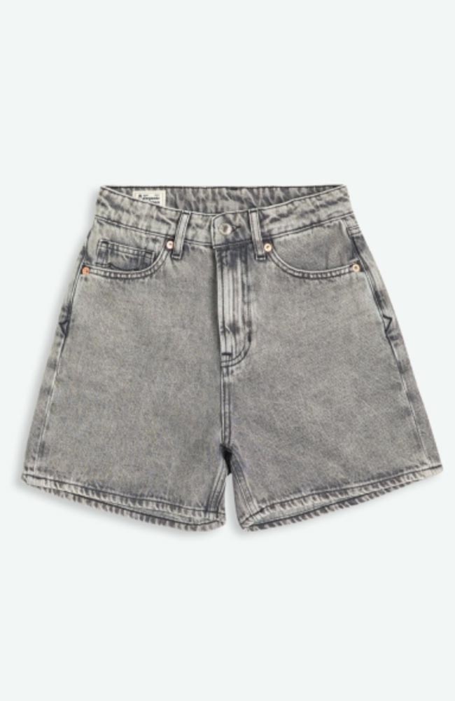 Kings of Indigo Liora short well grey made from organic cotton for women | Sophie Stone