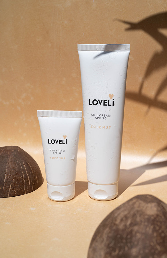 Loveli Sun Cream Coconut 150ml natuurlijk | Sophie StoneLoveli Sun Cream Coconut 50ml natuurlijk | Sophie Stone