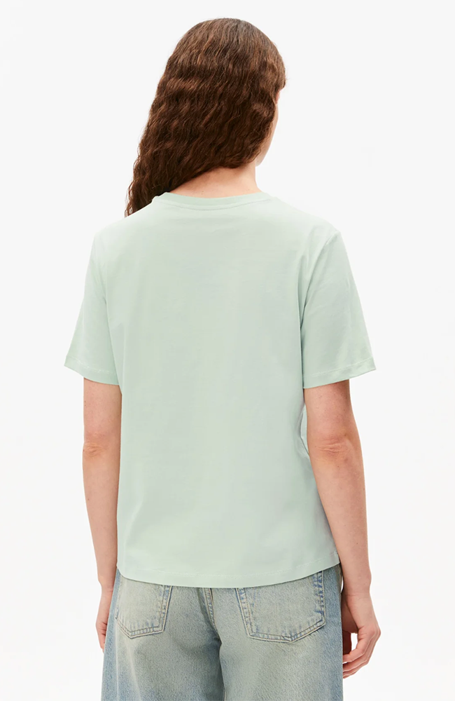 ARMEDANGELS Luaala Foam grünes T-Shirt aus Bio-Baumwolle für Damen | Sophie Stone