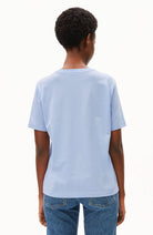 ARMEDANGELS Luaala blauw t-shirt biologisch katoen vrouwen | Sophie Stone