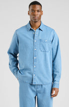 Dedicated Lunnevik shirt denim including organic cotton | Sophie Stone