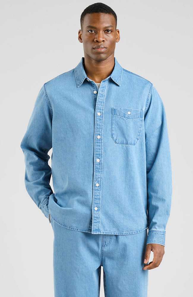 Dedicated Lunnevik shirt denim including organic cotton | Sophie Stone