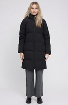 MAZINE Basic Puffer jas zwart van GRS voor dames | Sophie Stone
