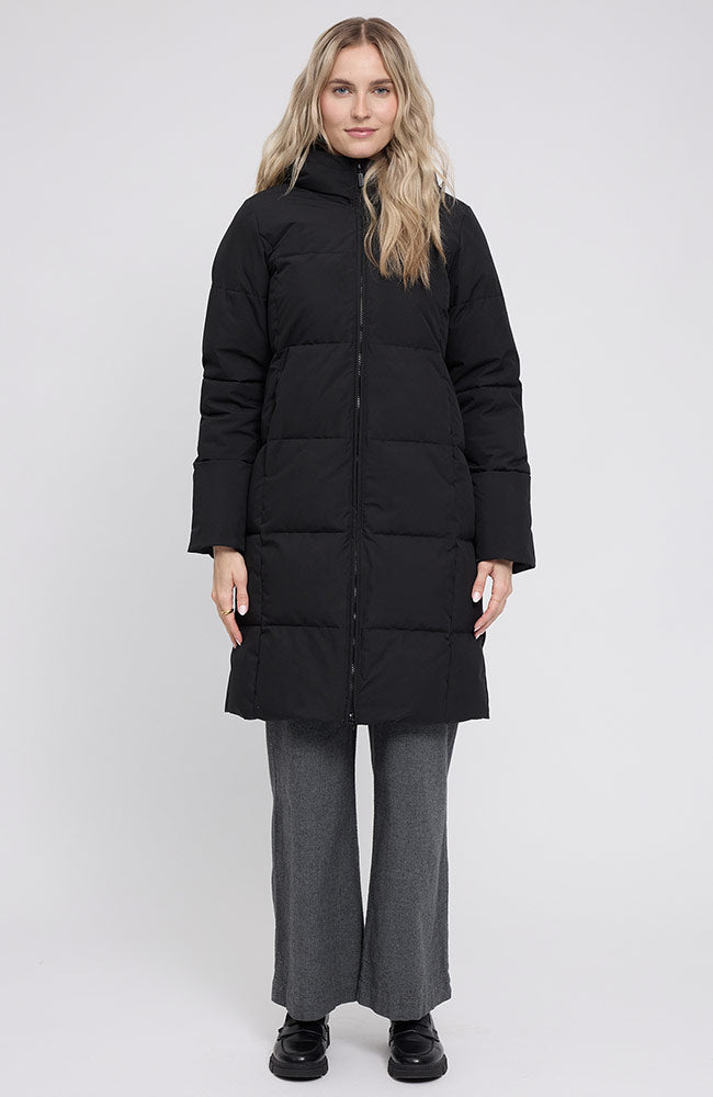 MAZINE Basic Puffer jas zwart van GRS voor dames | Sophie Stone