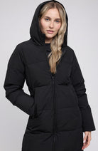 MAZINE Basic Puffer jas zwart van GRS voor dames | Sophie Stone