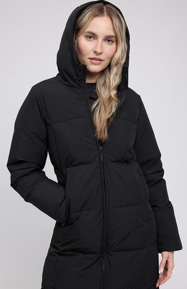 MAZINE Basic Puffer jas zwart van GRS voor dames | Sophie Stone