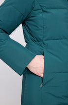 MAZINE Basic Puffer jas deep teal van GRS voor dames | Sophie Stone