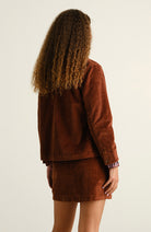 Dedicated Majorna Corduroy rokje bruin van 98% GOTS bio katoen vrouw | Sophie Stone