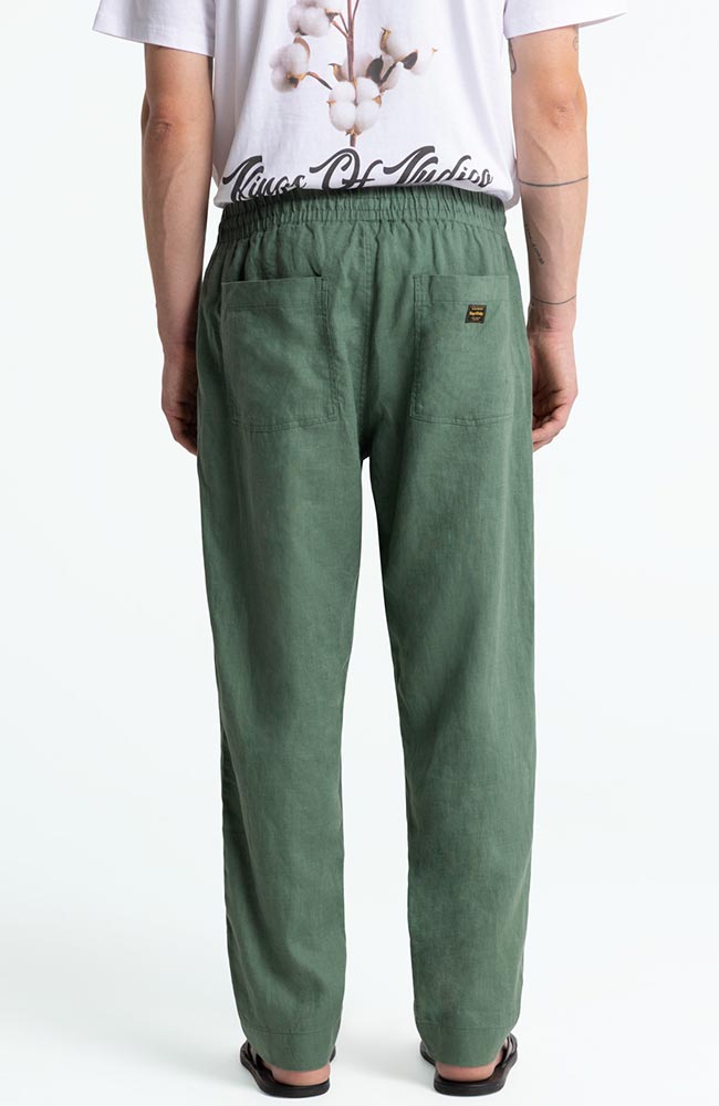 Kings of Indigo Martin Hose aus 100 % Leinen, grün, für Herren | Sophie Stone