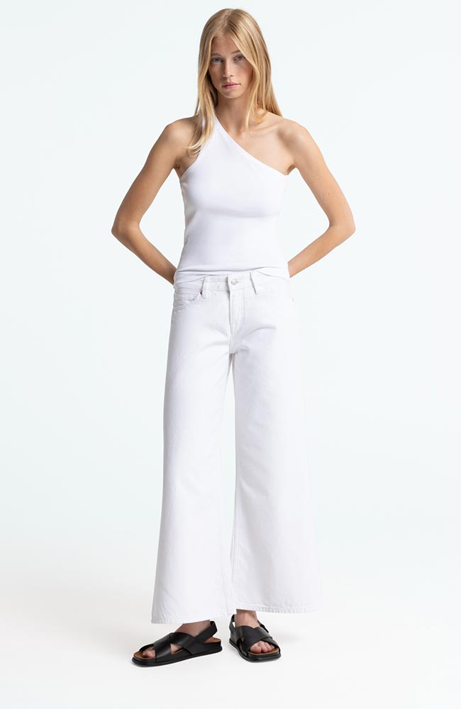 Kings of Indigo Mathilda shirt in white organic cotton for women | Sophie Stone