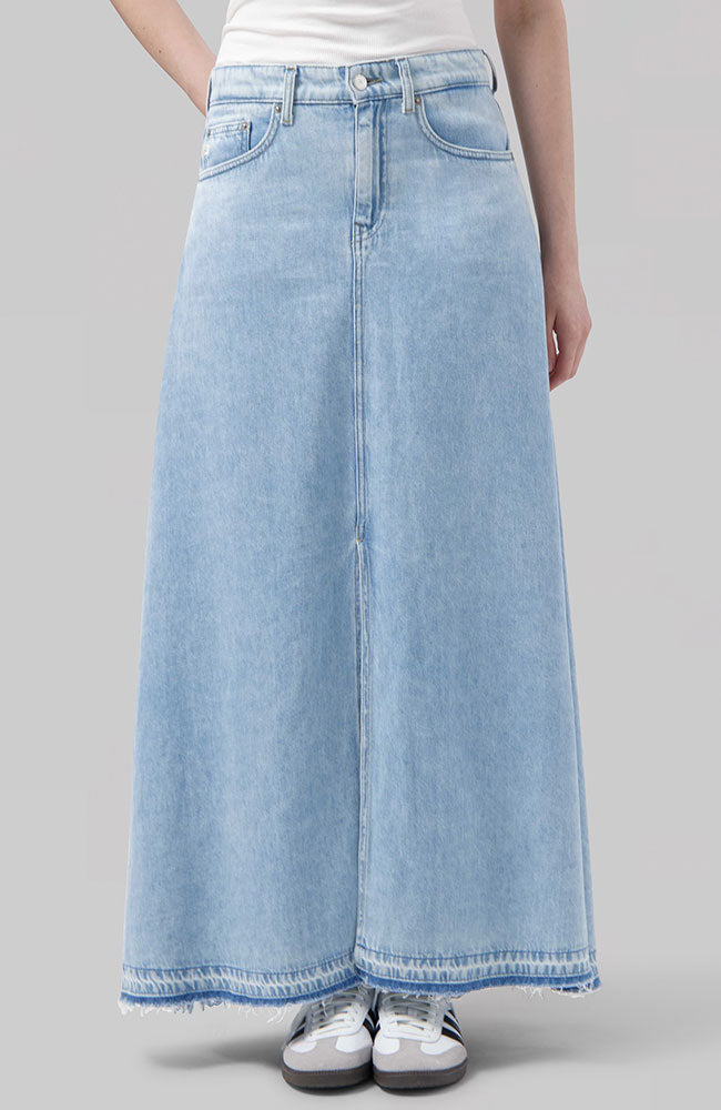 MUD jeans Max Flow denim rok Stone Vintage van katoen dames | Sophie Stone