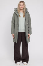 MAZINE Basic padded parka jas light bottle van GRS voor vrouw | Sophie Stone