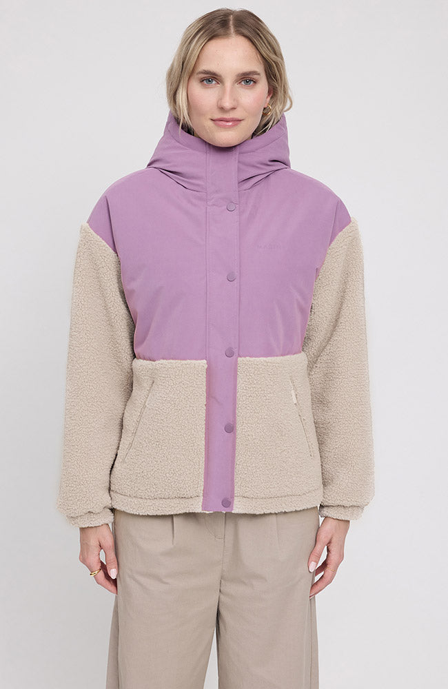 MAZINE Blocking jack grape natural van GRS voor dames | Sophie Stone