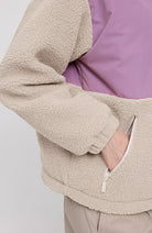 MAZINE Blocking jack grape natural van gerecycled materiaal voor dames | Sophie Stone