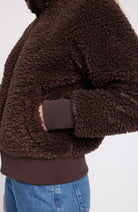 MAZINE fake fur jasje black coffee van GRS voor dames | Sophie Stone