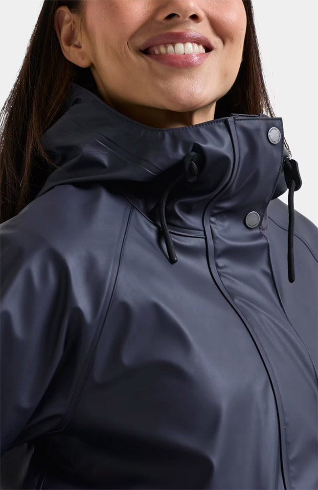 DIDRIKSONS Melinda regenjas donkerblauw 100% polyester vrouwen | Sophie Stone