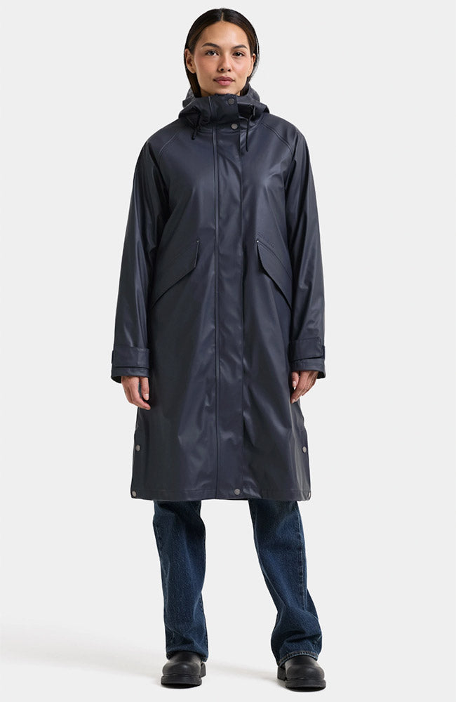 DIDRIKSONS Melinda regenjas blauw 100% polyester voor dames | Sophie Stone