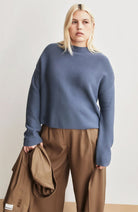 ARMEDANGELS Merinaa trui blauw bio katoen dames | Sophie Stone