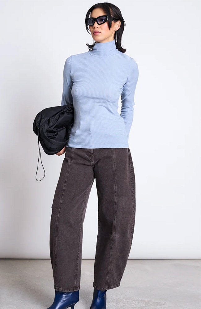JAN 'N JUNE Mio top blauw van 96% lyocell TENCEL vrouw | Sophie Stone 