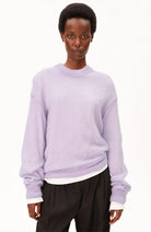 ARMEDANGELS Mohair trui paars van wol voor dames | Sophie Stone