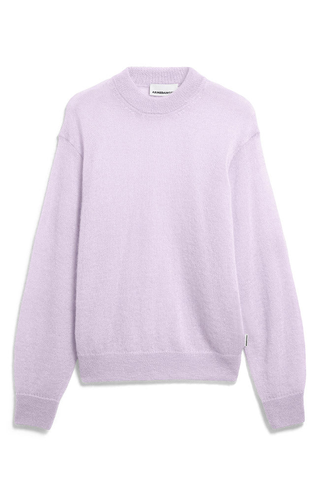 ARMEDANGELS Mohair trui paars van wol en Tencel voor dames | Sophie Stone