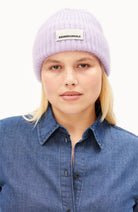 ARMEDANGELS Mohair muts moonlit lilac paars uniseks | Sophie Stone