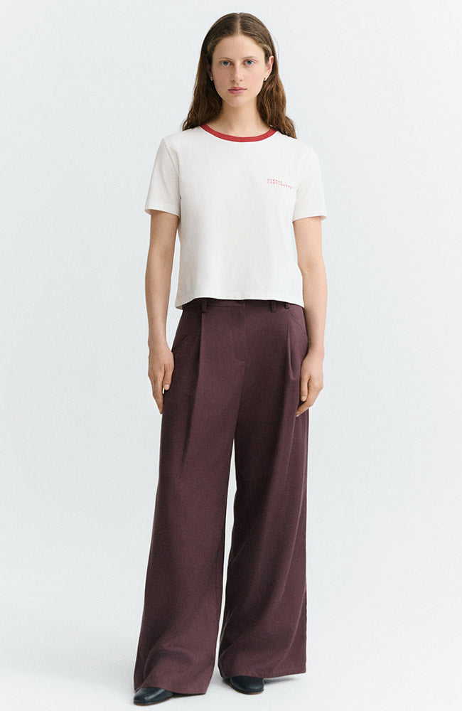Thinking MU Molly broek dark wine van o.a. katoen voor dames | Sophie Stone