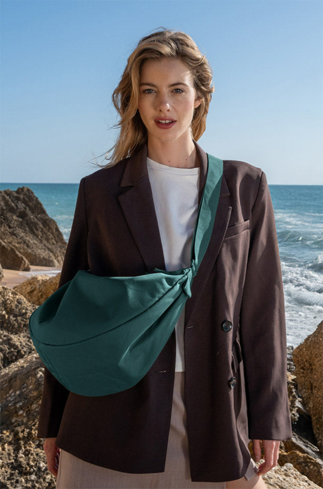 GOT BAG Moon Bag Large Sea Teal aus recyceltem Meeresplastik, unisex | Sophie Stone