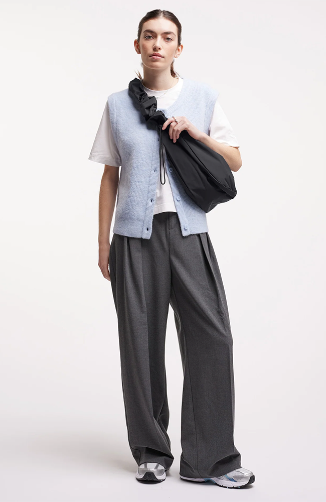 GOT BAG Moon bag ruffle black gerecycled materiaal uniseks | Sophie Stone