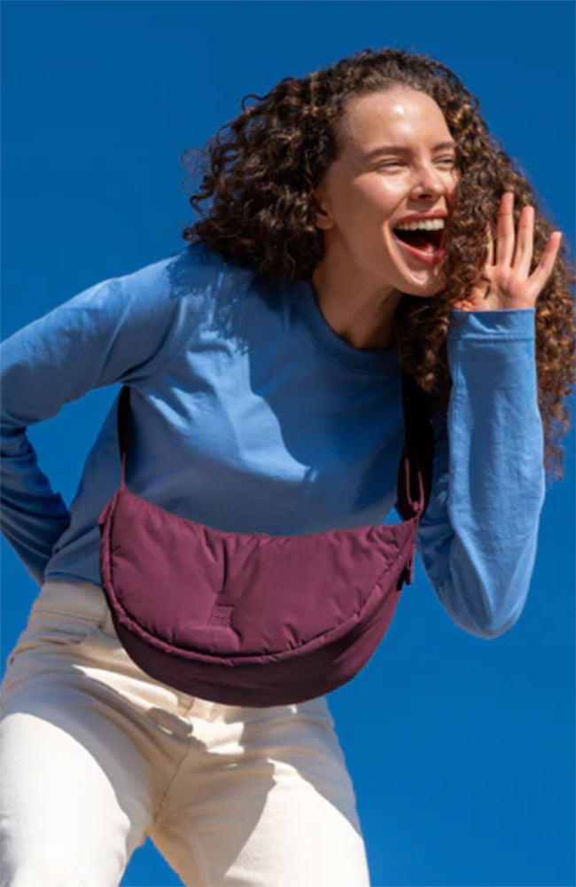 GOT BAG Moon bag small cloud rood gerecycled plastic uniseks | Sophie Stone