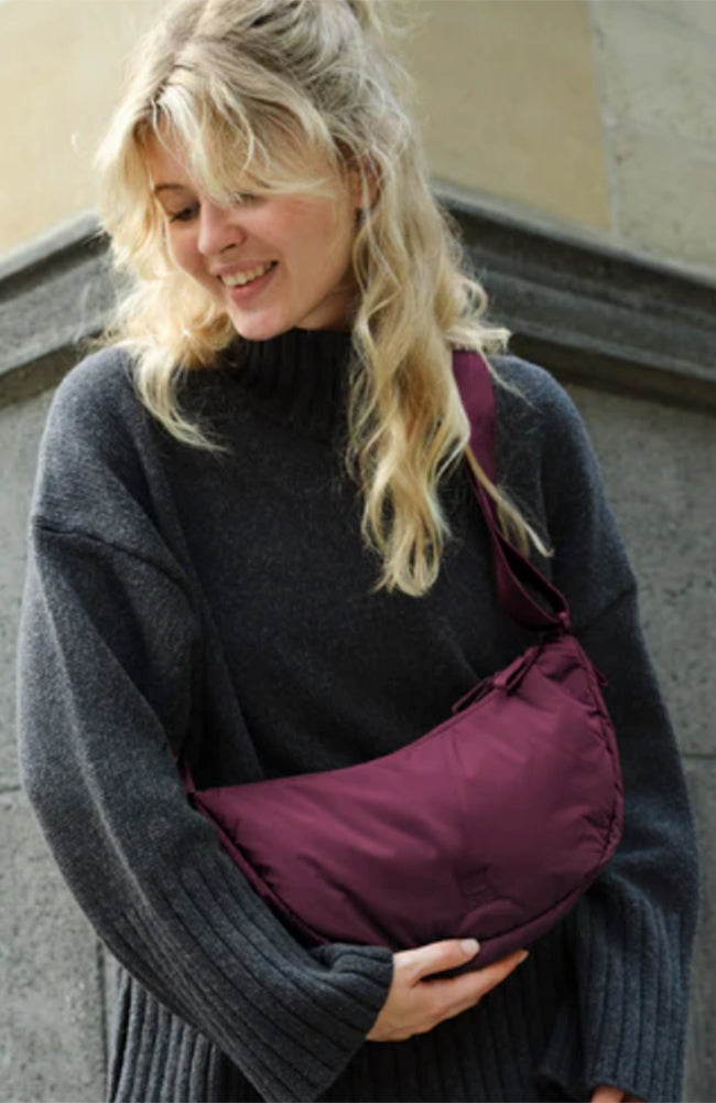 GOT BAG Moon bag small cloud rood gerecycled materiaal unisex | Sophie Stone